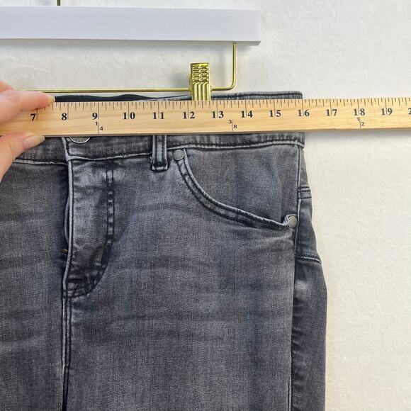 Torrid Bombshell Skinny High-Rise Stretch Denim Dark Grey Wash Distressed SZ 14 - Picture 13 of 15